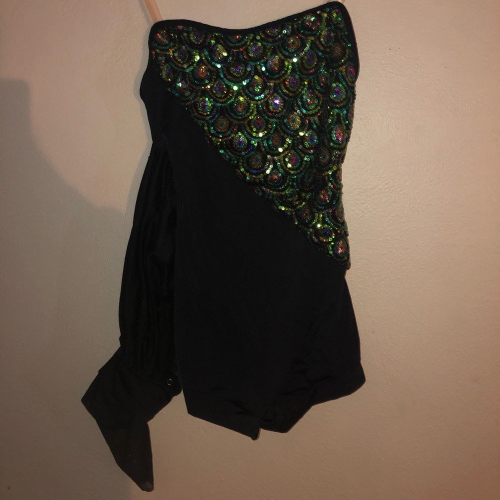 One piece dance costume